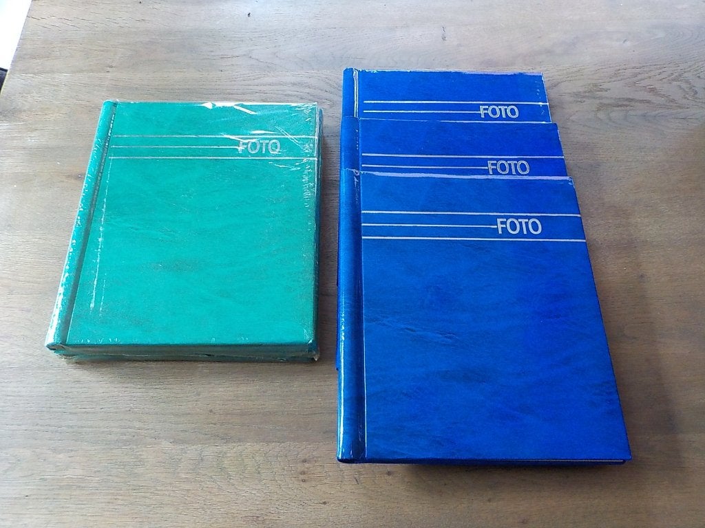 6 nieuwe vintage fotoalbums fotoboeken, Ophalen of Verzenden, Nieuw