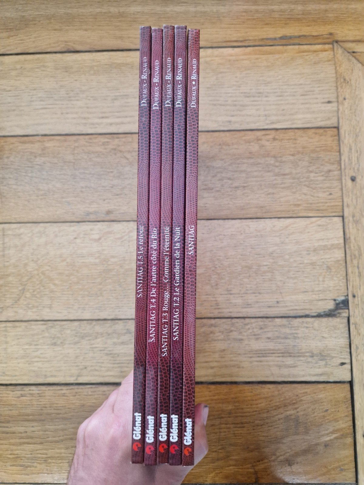 Lot de 5 bd santiag 1 à 5(série complète), Enlèvement ou Envoi