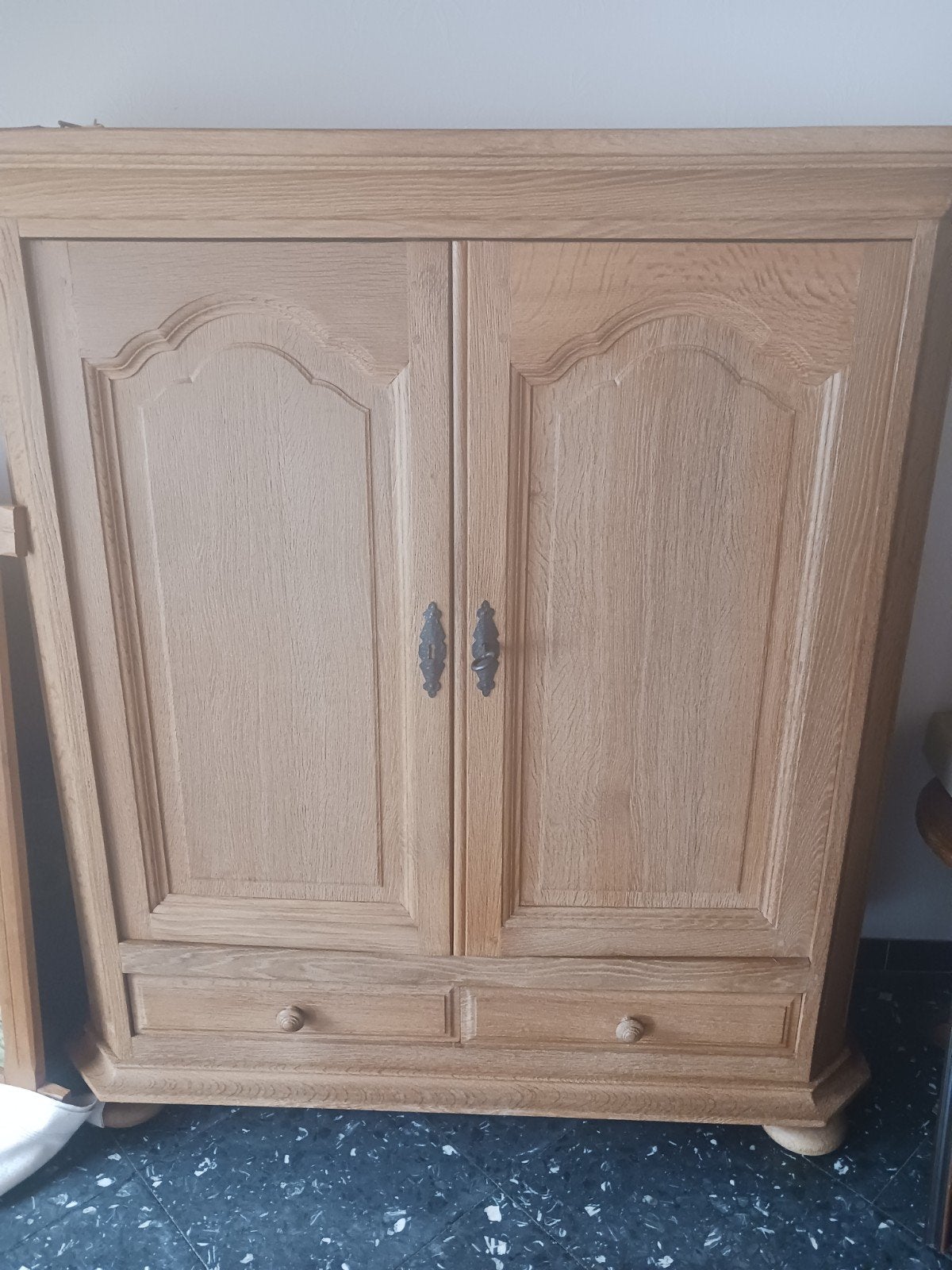 Eiken eetkamer, Ophalen