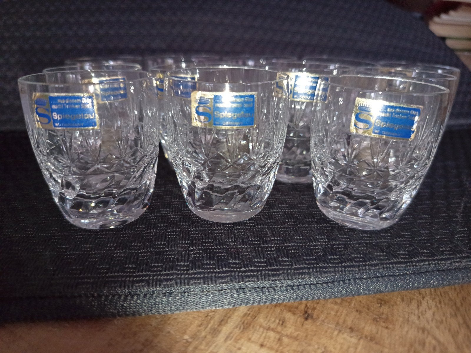 12 Borrelglaasjes Spiegelau Palais Serie 1960 -1970, Verzamelen, Ophalen of Verzenden, Zo goed als nieuw, Borrel- of Shotglas