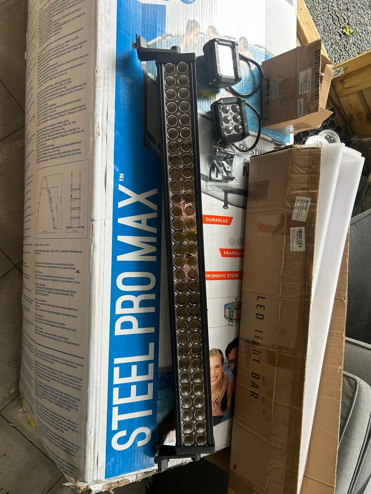 ledbar + 2 verstralers nieuw, Ophalen, Nieuw