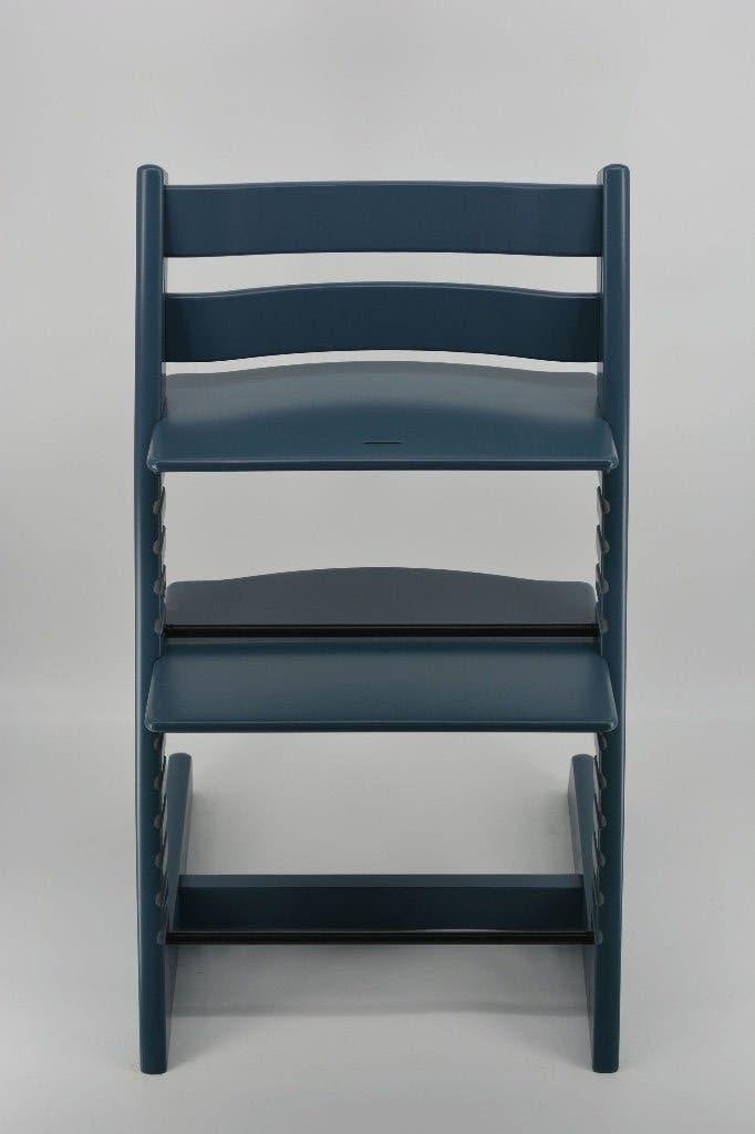Stokke TrippTrapp Fjord Blue– Refurbished Tripp Trapp, Ophalen of Verzenden, Zo goed als nieuw, Meegroeistoel, Aanschuifbaar