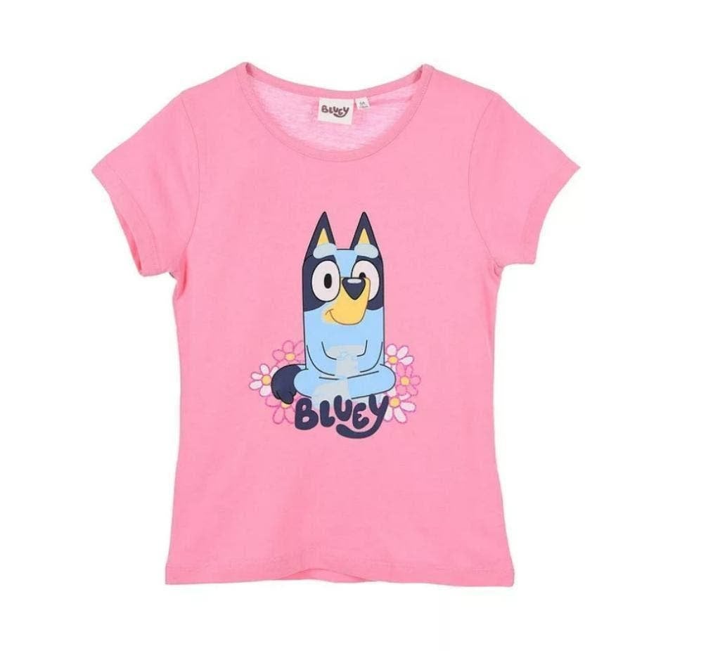 Bluey T-shirt - Roze - Maat 98 - 104 - 110 - 116, Kinderen en Baby's, Kinderkleding | Maat 98, Nieuw, Ophalen of Verzenden, Shirt of Longsleeve
