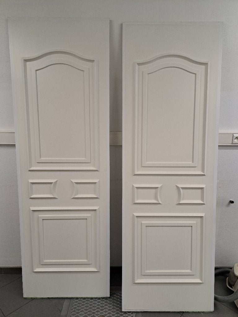 2 Panneaux porte PVC blanc, Synthétique, Enlèvement, Utilisé, Autres types