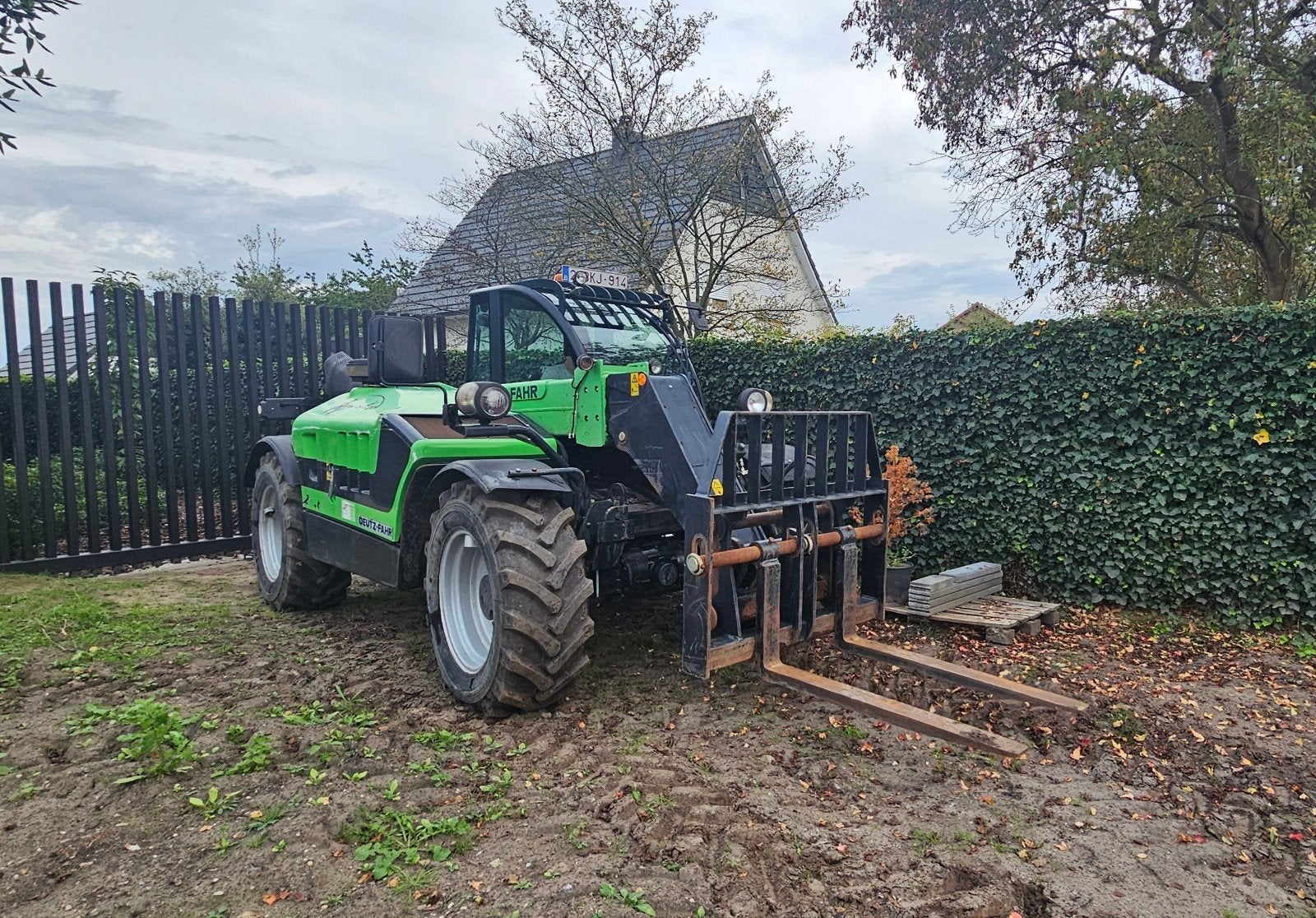 Verreiker Deutz Fahr Agrovector 35.7, Ophalen, Verreiker