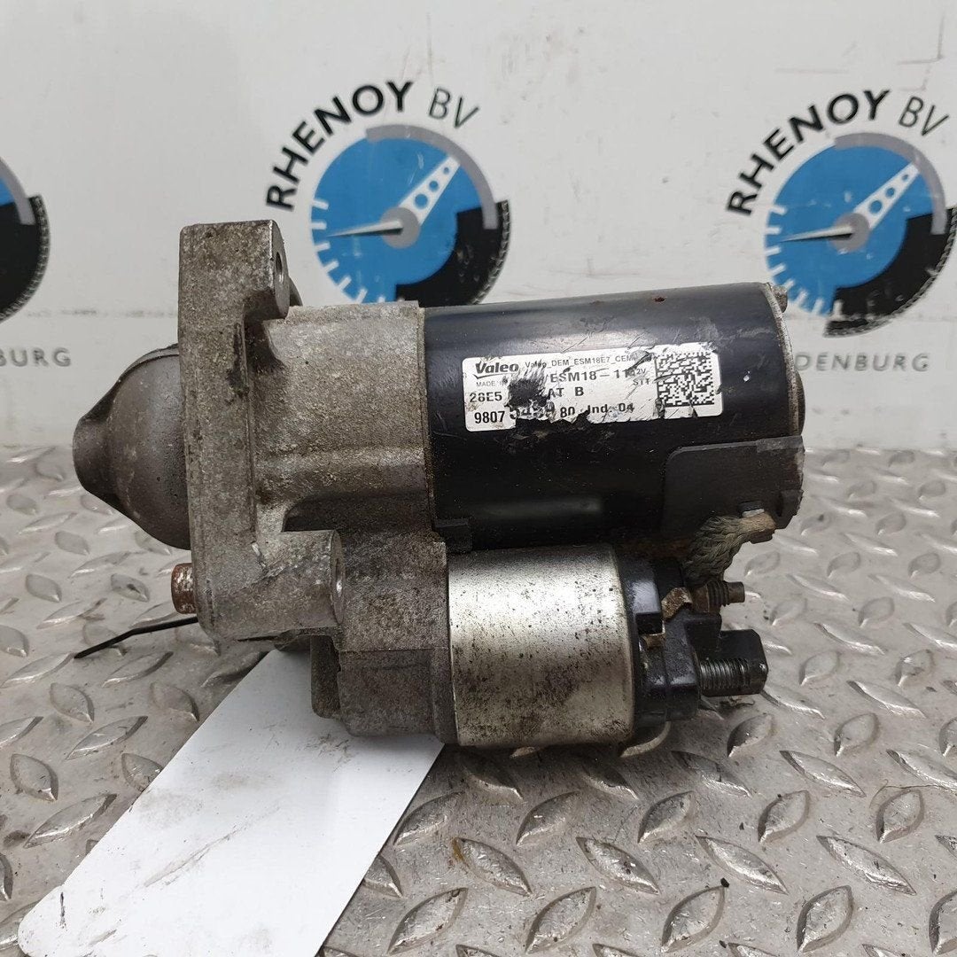 CITROEN C4 CACTUS STARTMOTOR 9807545980 2015, Ophalen of Verzenden, Gebruikt, ARN erkend