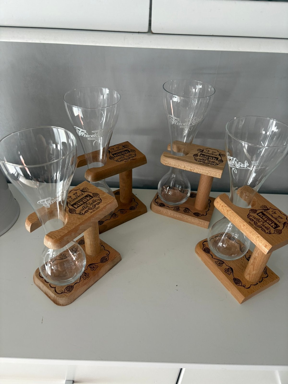 4 KWAK-glazen, Verzamelen, Ophalen of Verzenden, Zo goed als nieuw