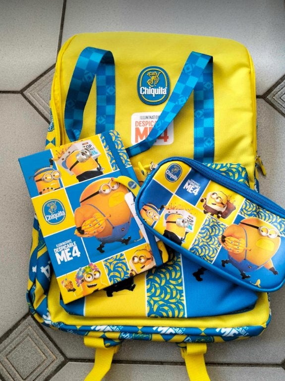 sac à dos scolaire, pochette et carnet, terrible me, neuf, Enlèvement ou Envoi, Neuf