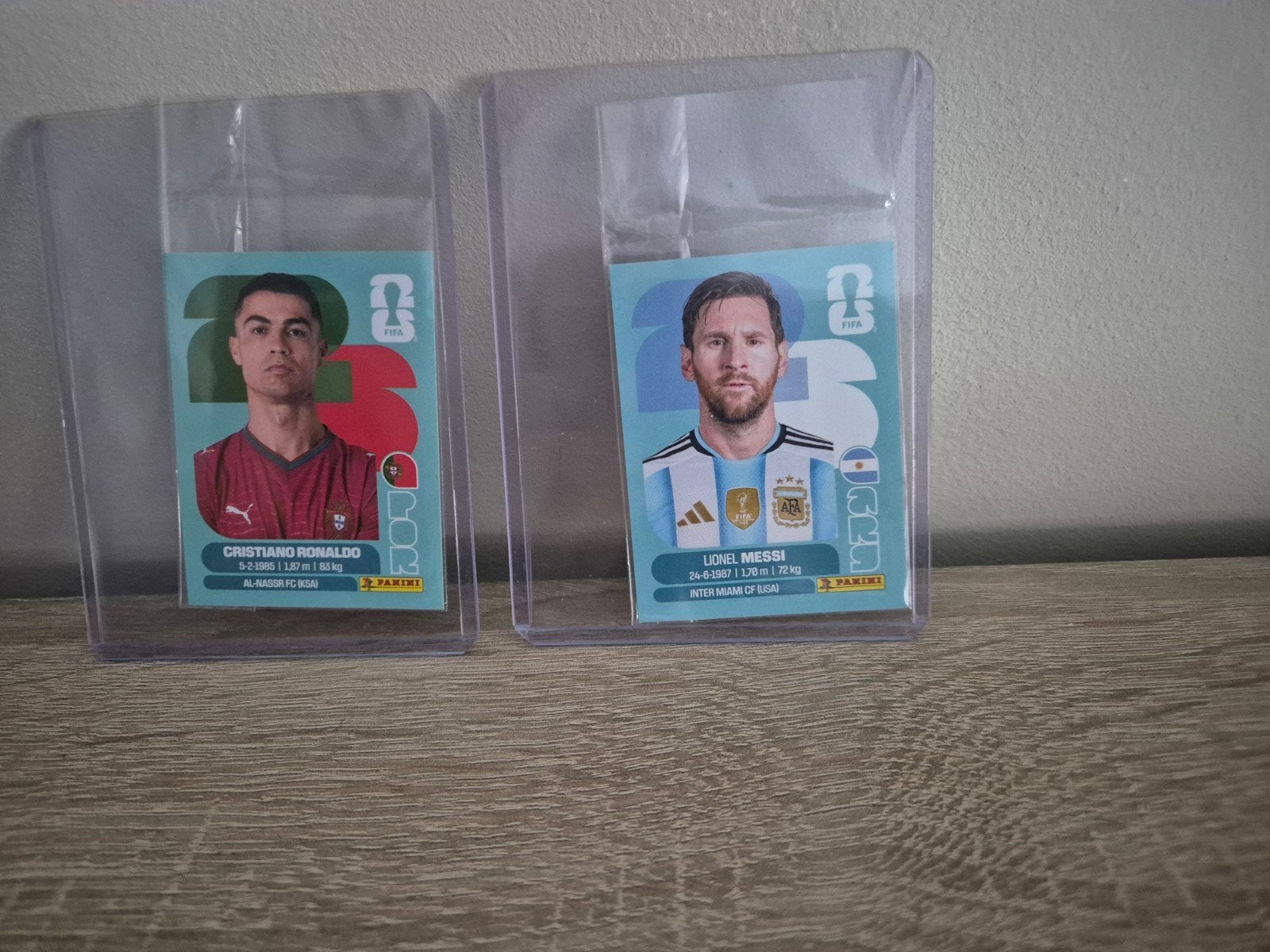 Panini stickers fifa 2026 ronaldo en messi, Ophalen, Nieuw, Sticker