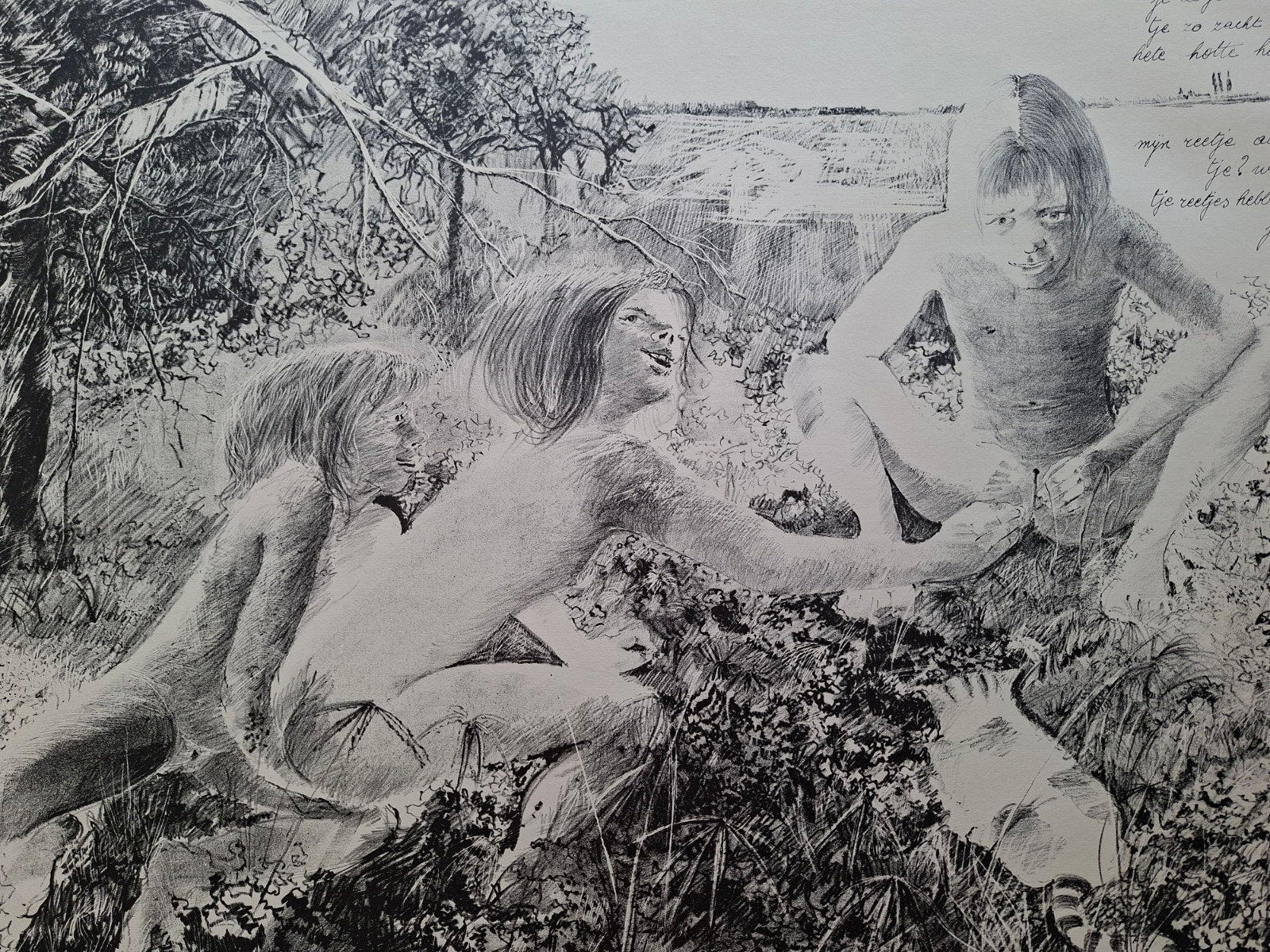 DE BRUYNE Dees "Je reetje als een reetje..." litho, Antiek en Kunst, Ophalen of Verzenden, Genummerd