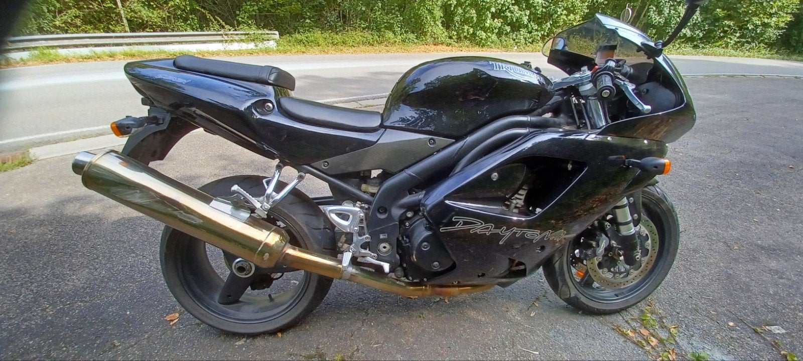 Triumph Daytona 955i 2006, Particulier, Handvatverwarming