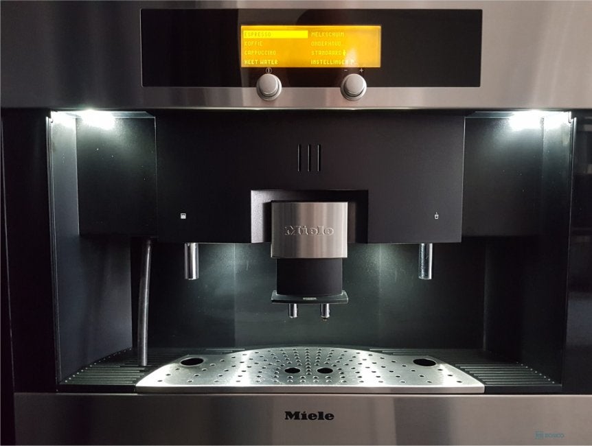 Miele CVA 4060 inbouw koffiemachine - netjes, Ophalen, Gebruikt, Koffiemachine, Afneembaar waterreservoir