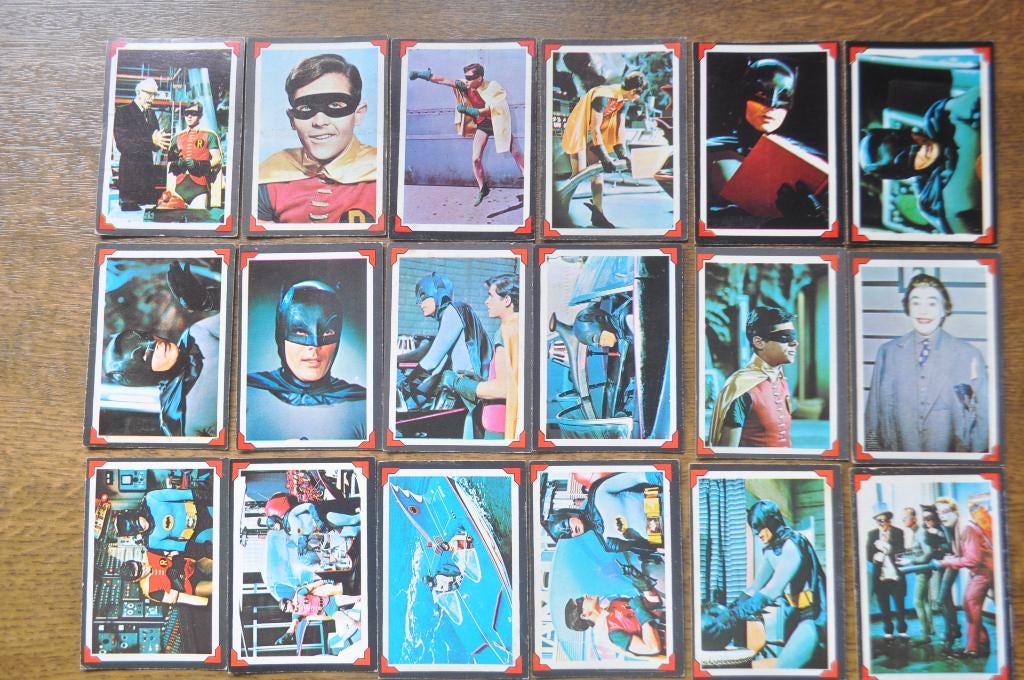A&BC 38 KAARTEN COMPLEET BATMAN VAN 1966, Ophalen of Verzenden, Gebruikt, Meerdere plaatjes