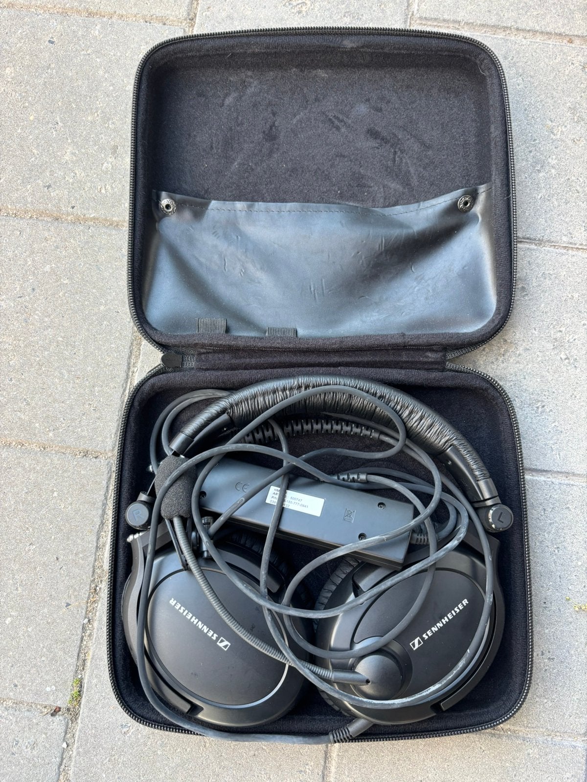 Professionele Sennheiser pilotenheadset, Computers en Software, Ophalen of Verzenden, Zo goed als nieuw