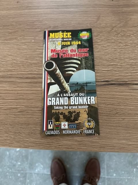 folder grand bunker Calvados France, Ophalen, Nieuw, Folder