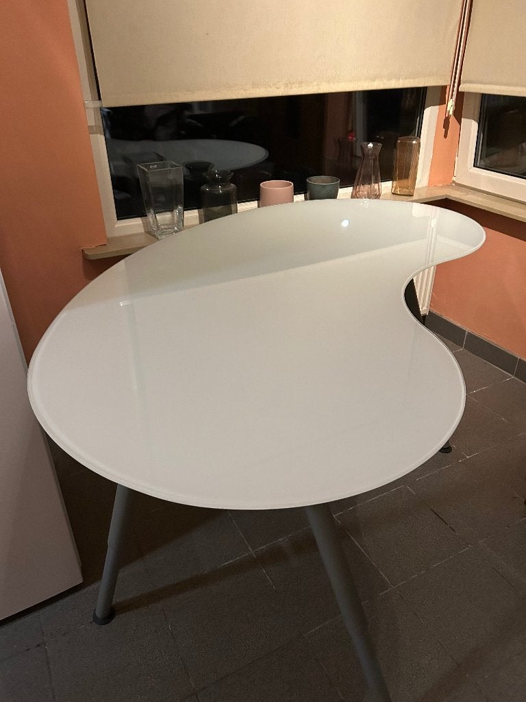 Bureau en verre, Maison & Meubles, Autres types, Enlèvement, Utilisé, Réglable en hauteur