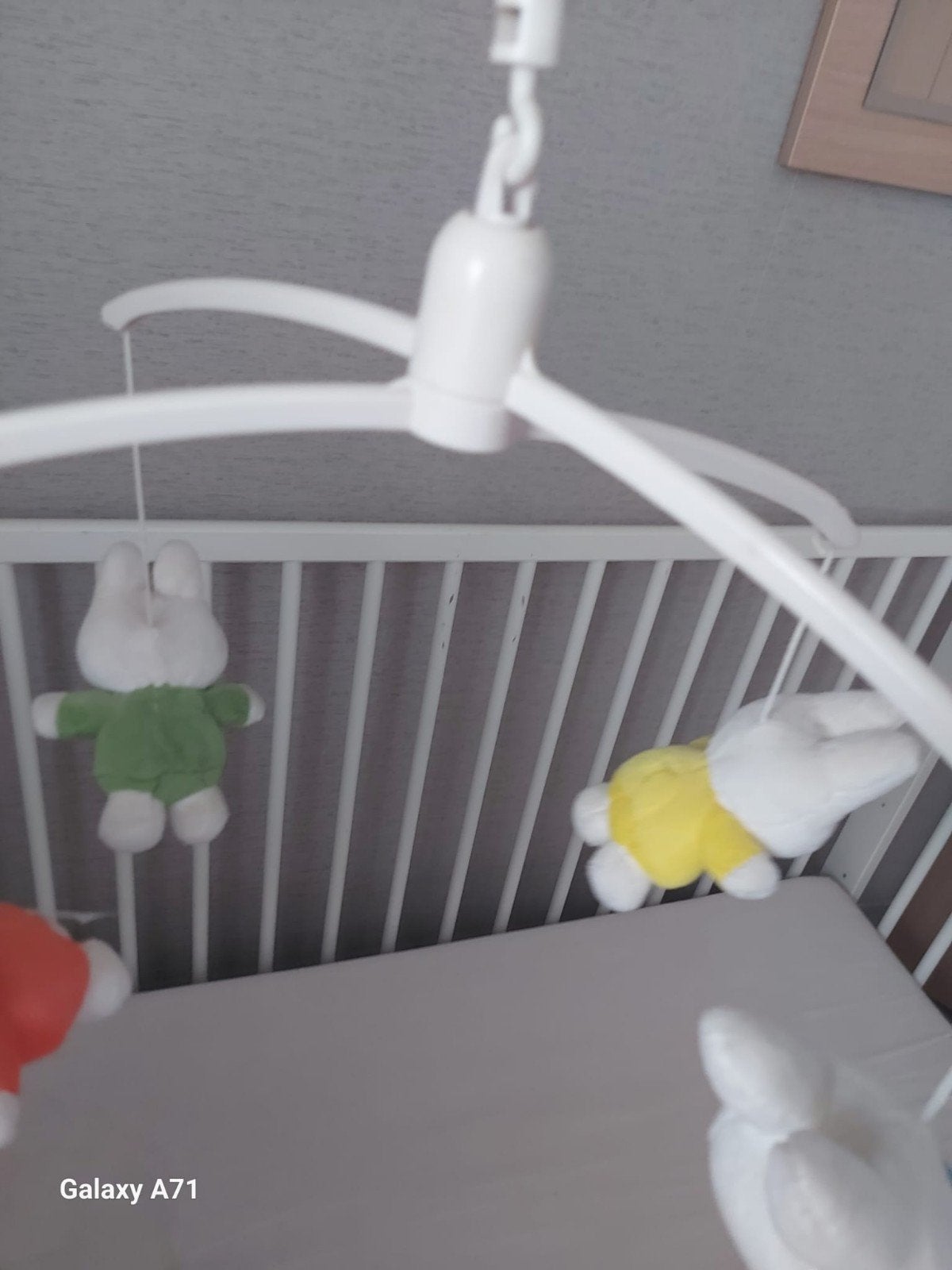 kinderbedje, Ophalen, Zo goed als nieuw, Rechthoekig, In hoogte verstelbaar