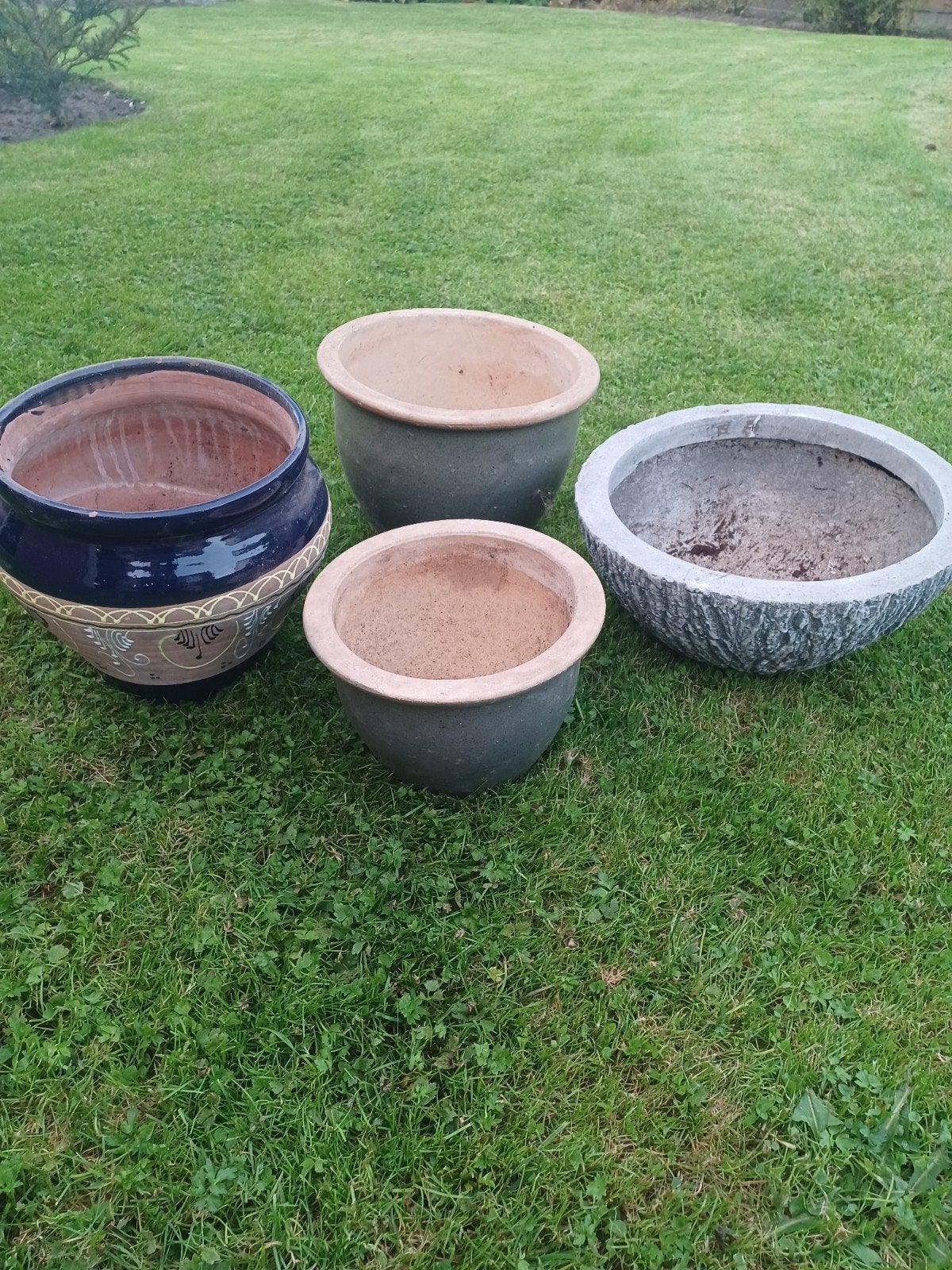pots de fleurs, Enlèvement, Utilisé, Rond, Poterie