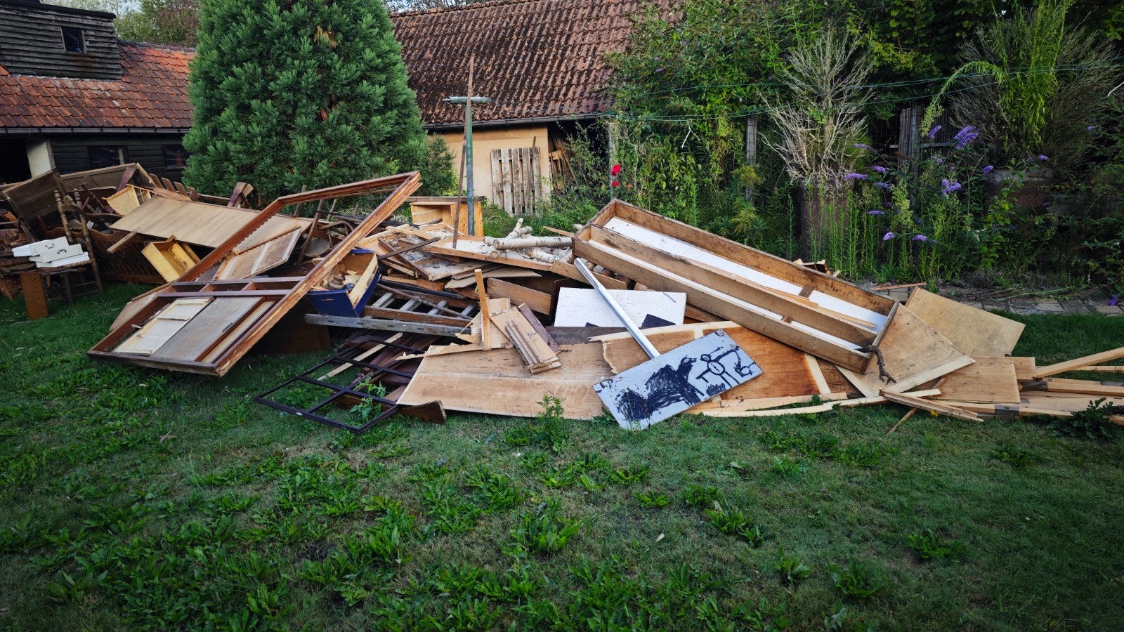 afvalhout stookhout, Enlèvement