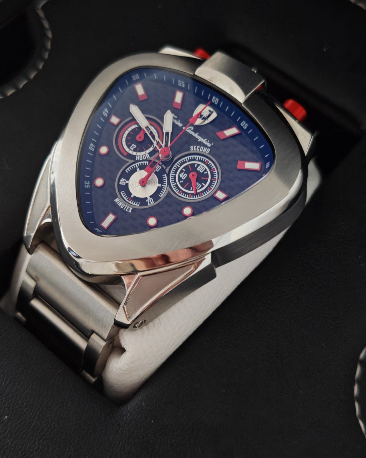 Tonino Lamborghini Spyder 12 H Chronograaf - NIEUW, Bijoux, Sacs & Beauté, Autres marques, Enlèvement ou Envoi, Acier, Acier