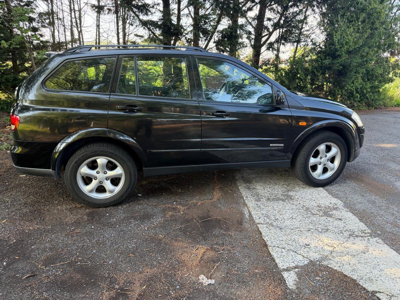 Verkocht auto, Auto's, SsangYong, Automaat, 1998 cc, Zwart, Zwart
