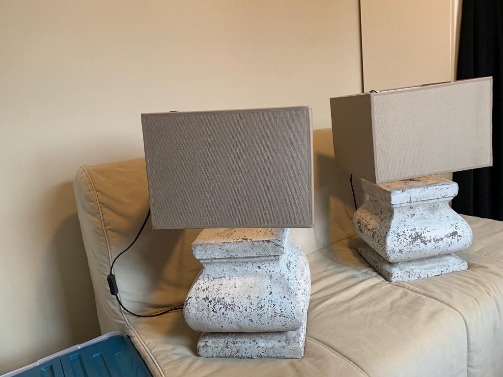 Stenen lampen, Ophalen, Overige materialen, 50 tot 75 cm, Landelijk