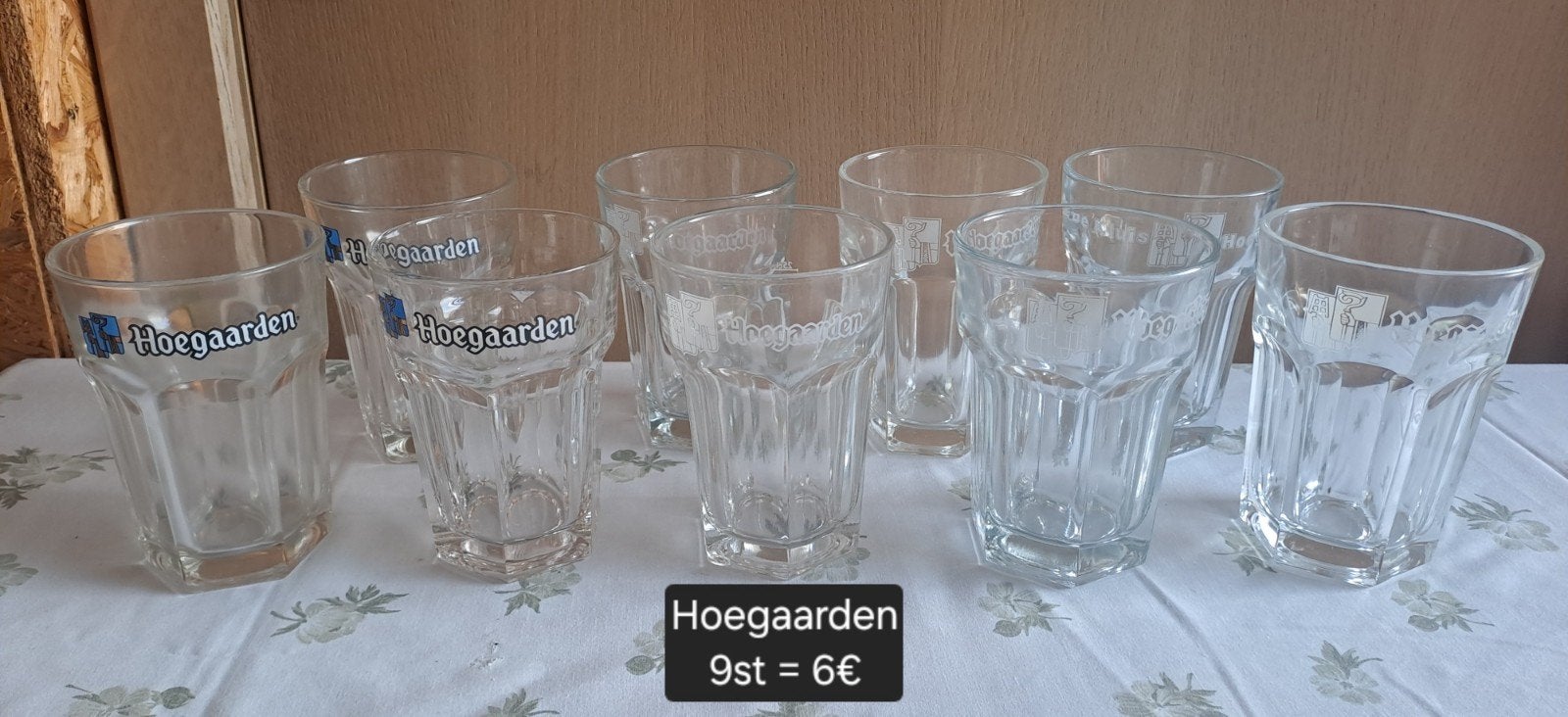 Hoegaarden bierglazen, Verzamelen, Ophalen