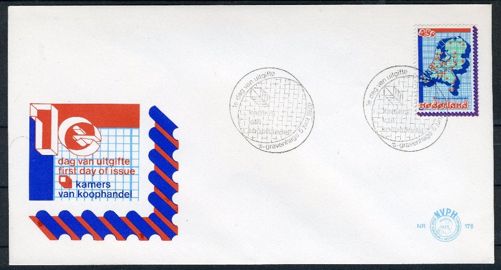 NEDERLAND E176 FDC 1979 - Kamers van Koophandel, Verzenden, Na 1940, Gestempeld