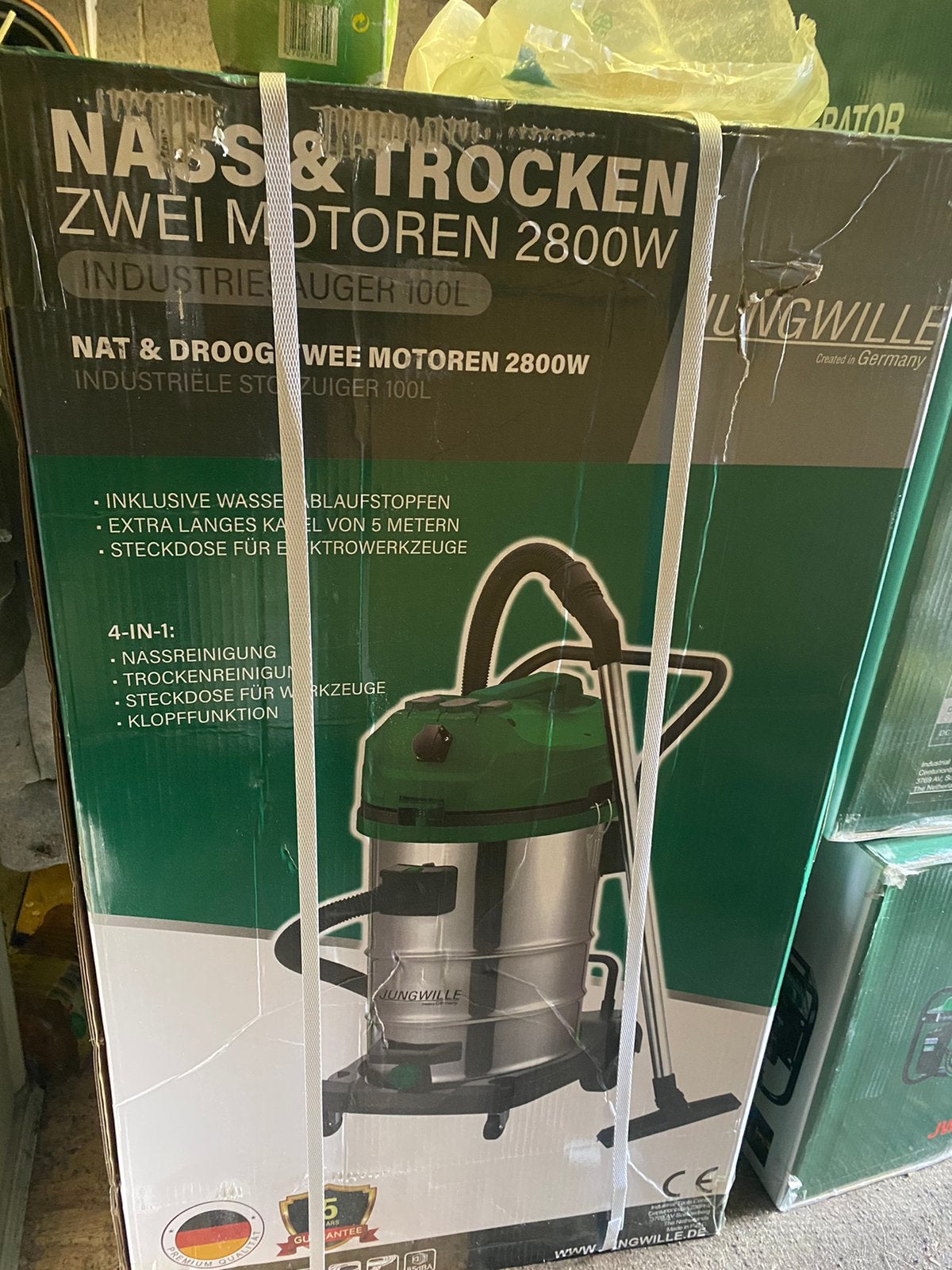 Stofzuiger nat en droog, Ophalen, Zo goed als nieuw