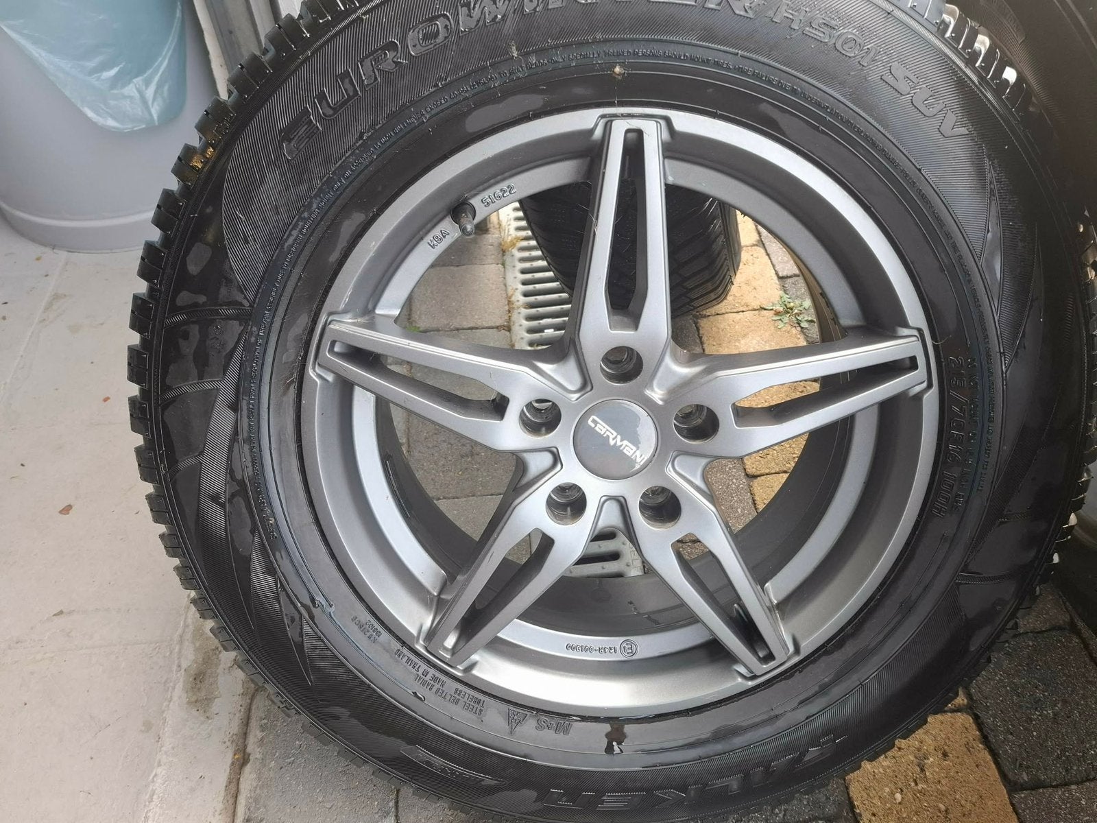 Winterbanden + velgen, Auto-onderdelen, Banden en Velgen, Ophalen, Winterbanden