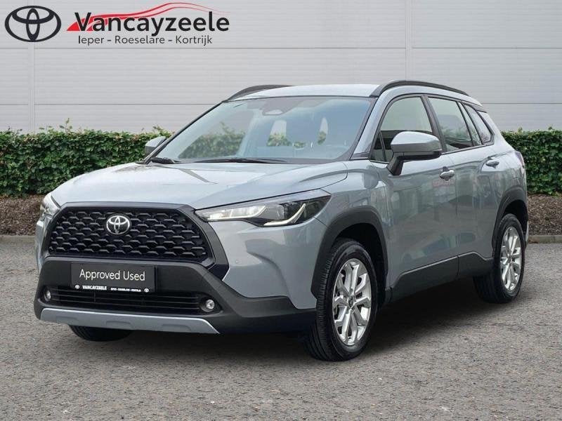 Toyota Corolla Cross Style+cam+gps+sens V+A, Autos, Argent ou Gris, Achat, Euro 6, Noir