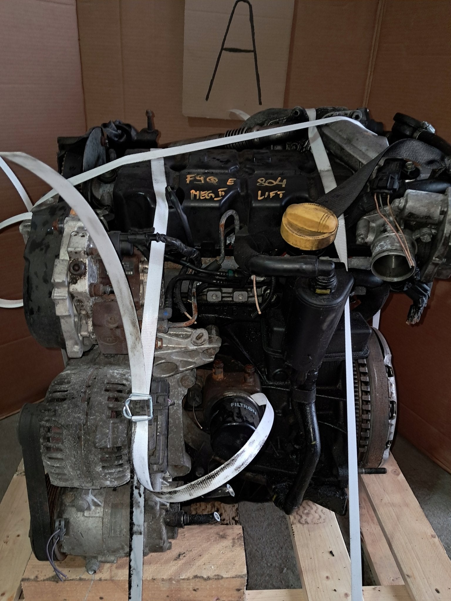 Moteur F9Q804 Complet MEGANE RENAULT, Verzenden, Gebruikt, Skoda