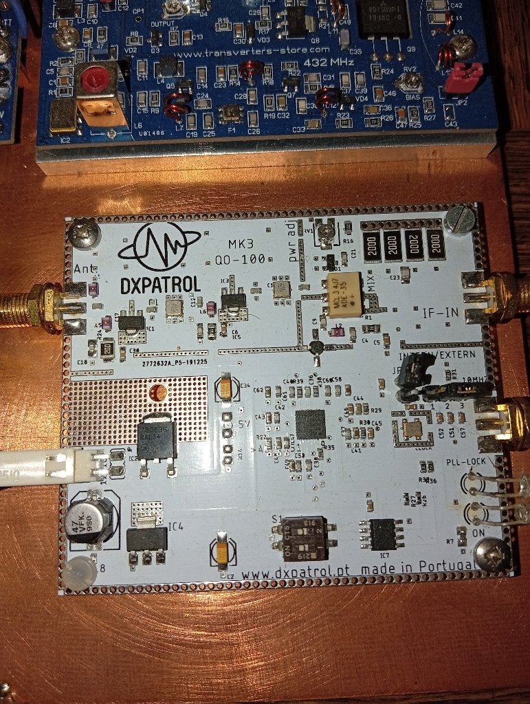 DX-Patrol QO-100 Up converter MK3 + Att board + Transverter, Telecommunicatie, Zenders en Ontvangers, Ophalen of Verzenden, Gebruikt