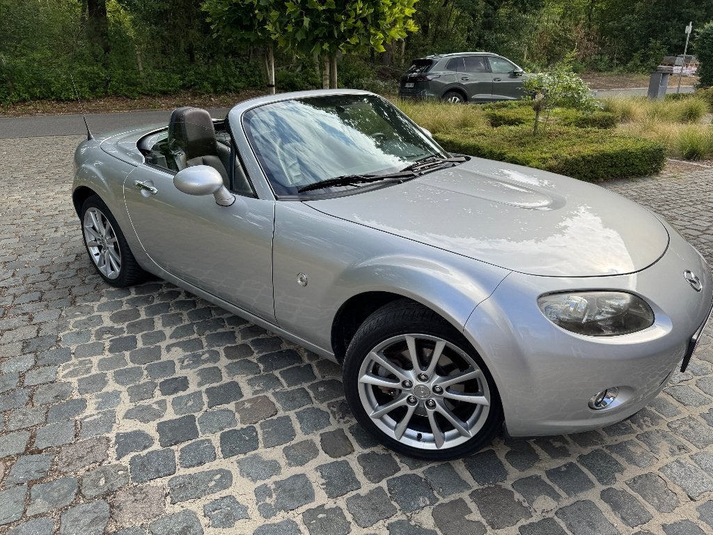 Mooie Mazda MX-5 nc met elektrisch dak, Autos, Mazda, Cuir, Argent ou Gris, Achat, Boîte manuelle