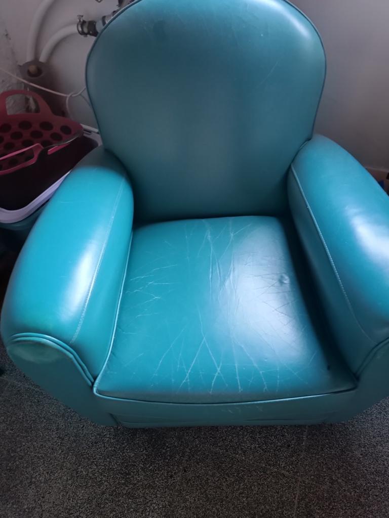 Fauteuil club vintage bon état,bonne assise, confortable, Maison & Meubles, Fauteuils, Enlèvement