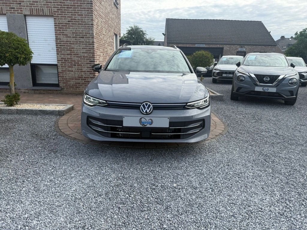 Volkswagen Golf Variant VIII 1.5 TSI GOAL EL/KOFFER AR/CAM, Leder en Stof, LED verlichting, Golf, Zilver of Grijs