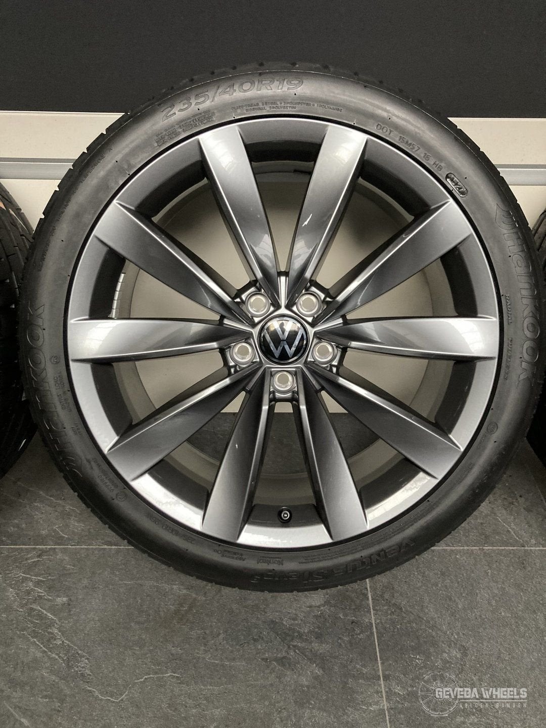 19” originele Volkswagen Passat B7 B8 velgen + banden 5x112, Auto-onderdelen, Banden en Velgen, 19 inch, Gebruikt, -, -