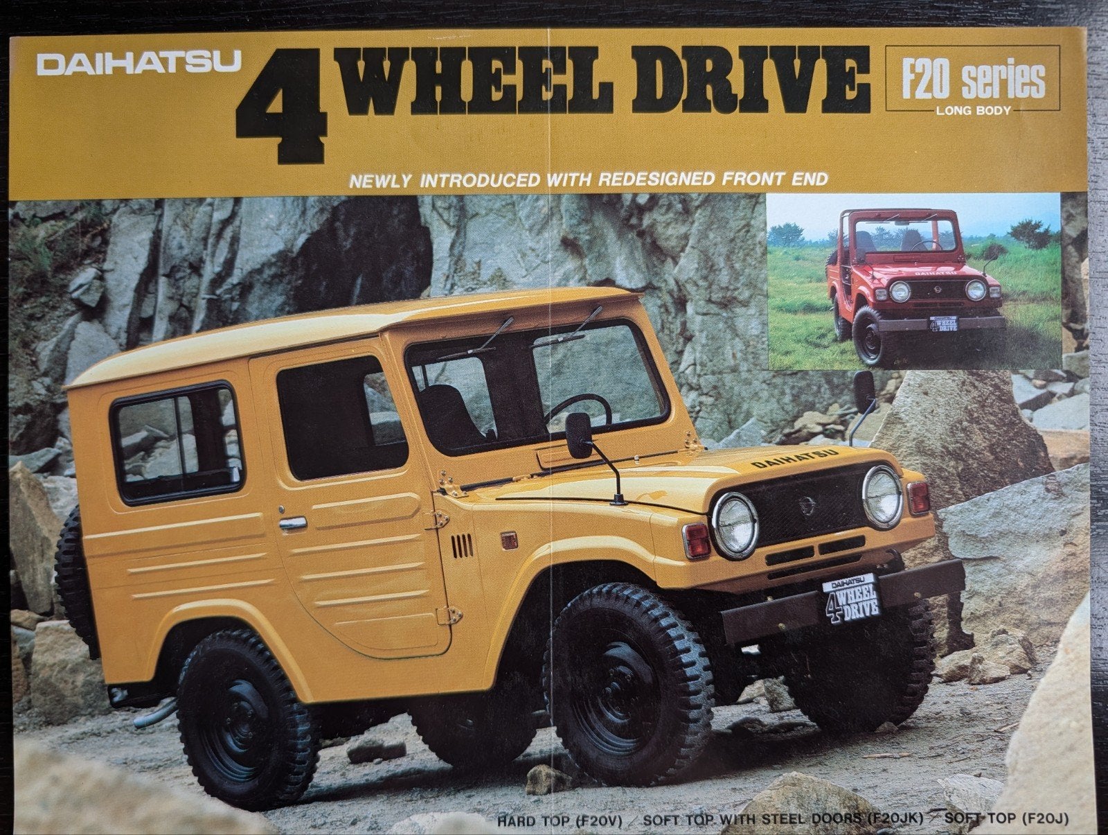 brochures Daihatsu vintage, Enlèvement