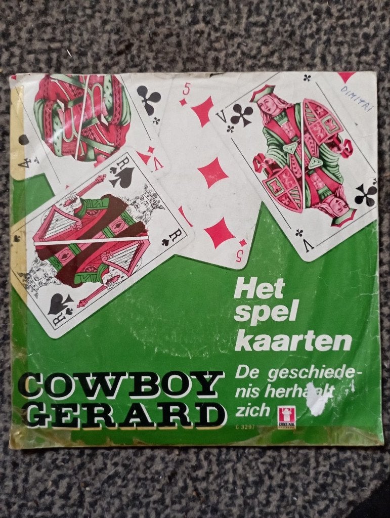690) vinyl Gerard De Vries het spel kaarten, Ophalen of Verzenden