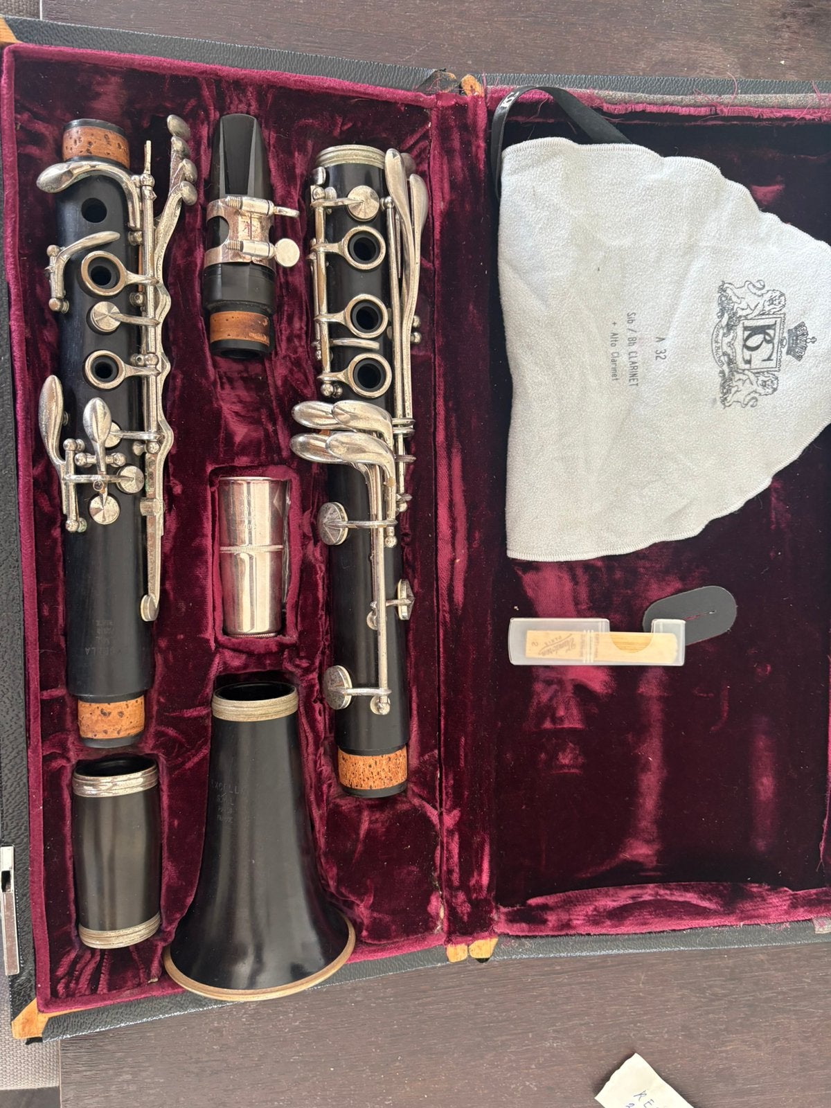 Klarinet excella S.M.L Paris, Musique & Instruments, Instruments à vent | Clarinettes, Enlèvement ou Envoi, Utilisé, Clarinette en si bémol
