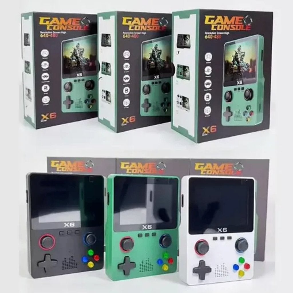 Fiorky X6 Handheld Game Player met +1000 games, Consoles de jeu & Jeux vidéo, Enlèvement ou Envoi, Neuf, Autres modèles, Avec jeux