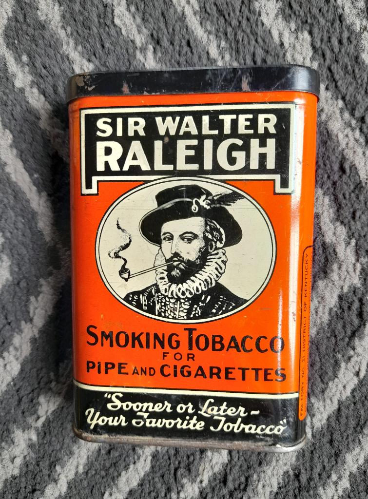 Boite tabac  Raleigh  tabaksdoos, Envoi, Utilisé