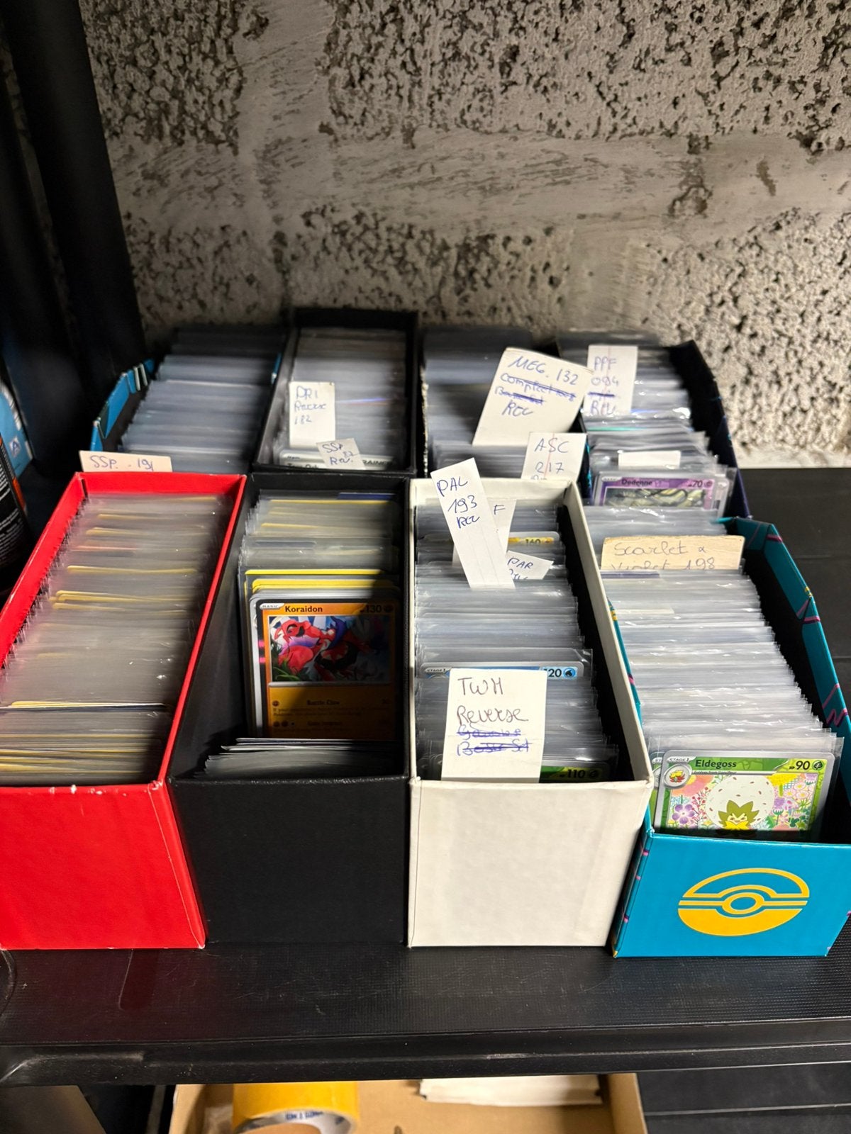 Mooi lot Pokemon revetse holo 3017 stuks, Enlèvement ou Envoi, Neuf, Plusieurs cartes, Foil