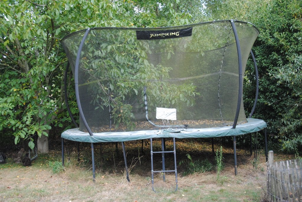 Trampoline met ladder (Jumpking), Kinderen en Baby's, Speelgoed | Buiten | Trampolines, Ophalen, Gebruikt