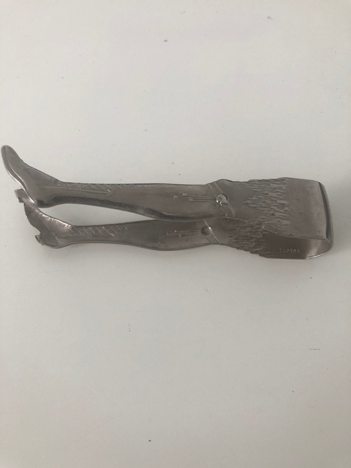 Vintage suiker- of ijstang, verzilverd, Antiek en Kunst, Antiek | Bestek, Ophalen