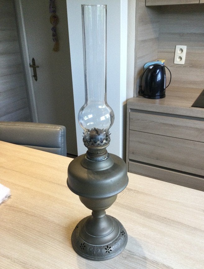 Olielamp L&B in zeer mooie staat, Antiek en Kunst, Ophalen