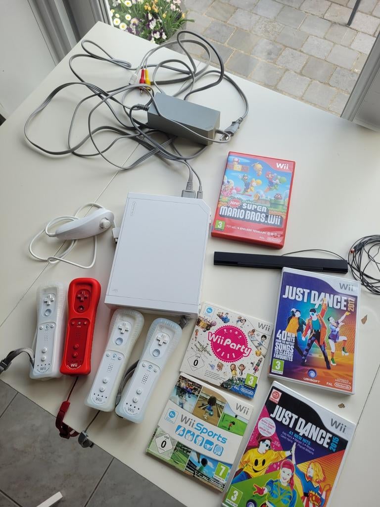 Pack Nintendo Wii — 4 manettes et les meilleurs jeux (Mar, Enlèvement