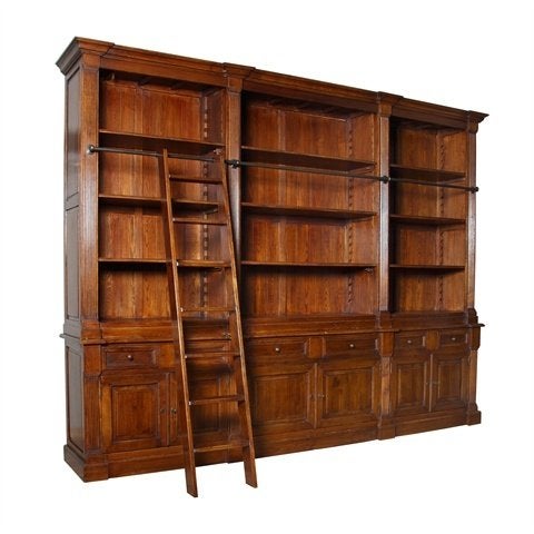 Eichholtz boekenkast bibliotheek kast King William + ladder, Huis en Inrichting, Kasten | Boekenkasten, Zo goed als nieuw, 200 cm of meer