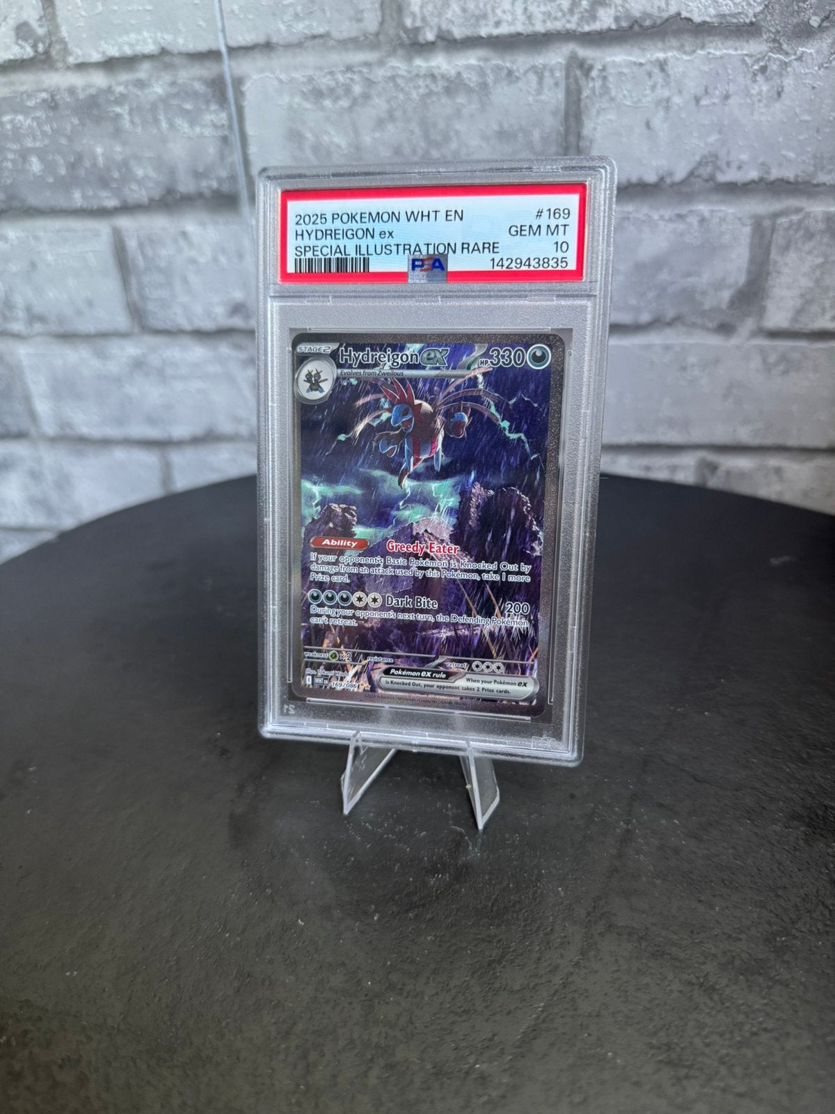 Hydreigon ex #169 psa 10, Ophalen of Verzenden, Zo goed als nieuw