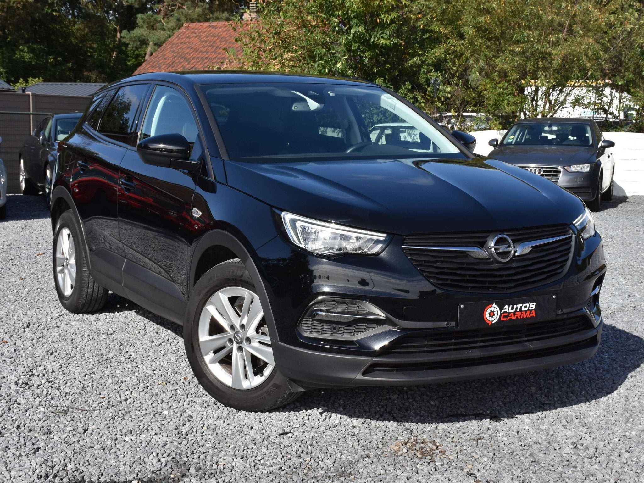 Opel Grandland X Grandland X 1.2 Turbo Nieuw Staat !, Auto's, Automaat, Gebruikt, 1199 cc, Zwart